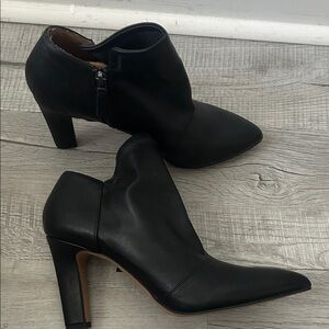 Franco Sarto Black Ankle Boots